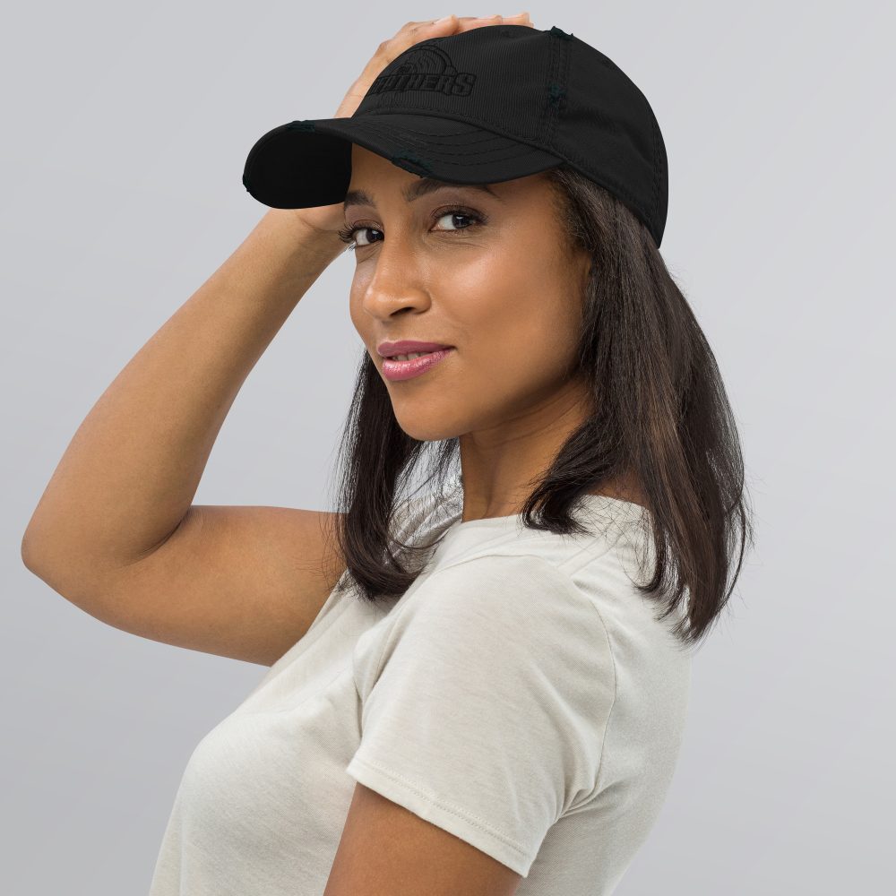 GF Nostalgear Distressed Dad Hat Black view 2